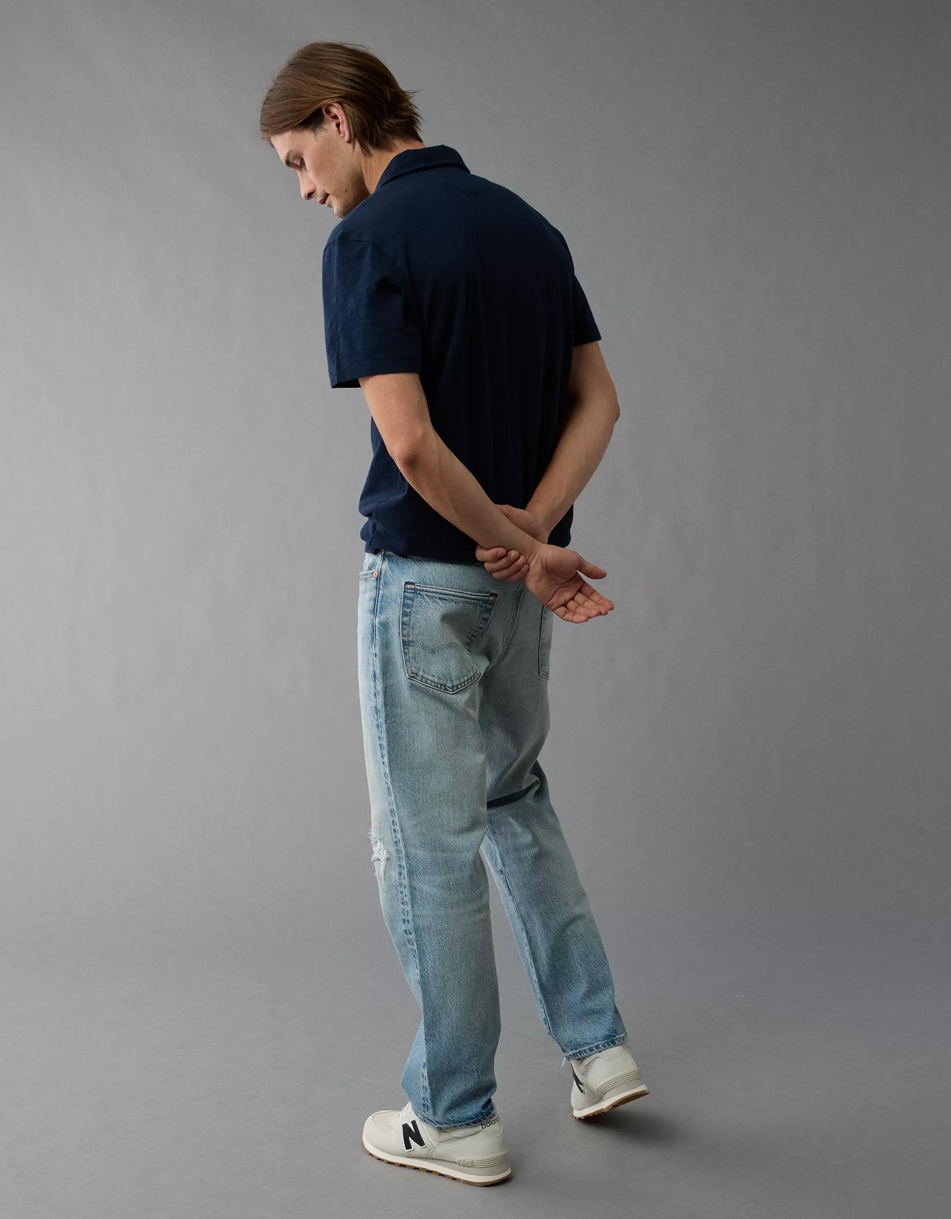 AE Slub Polo Shirt Product Image