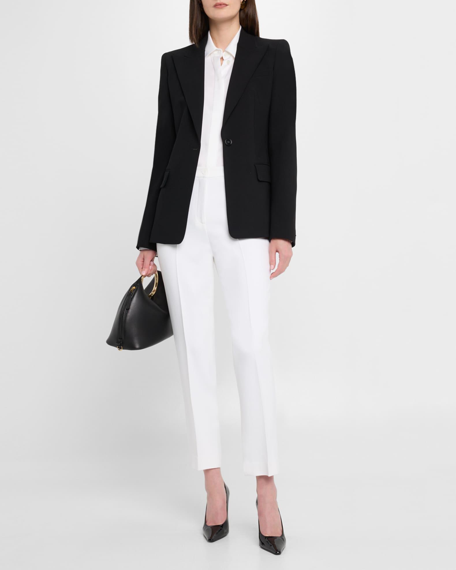 Georgina One-Button Wool Blazer Product Image