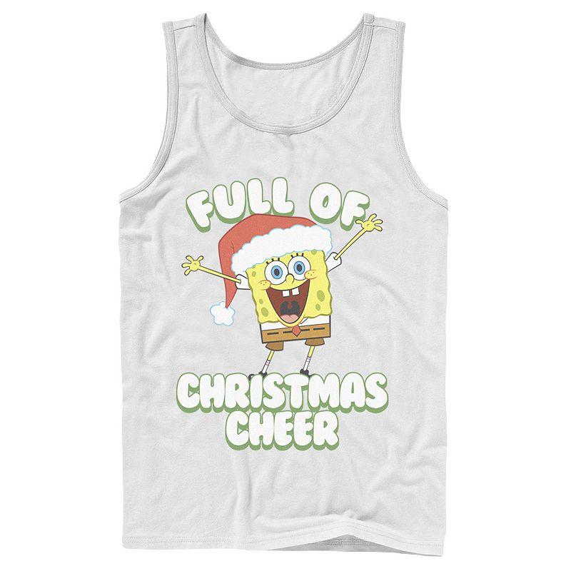 Men's SpongeBob SquarePants Full of Cheer Tank Top Top,  Product Image