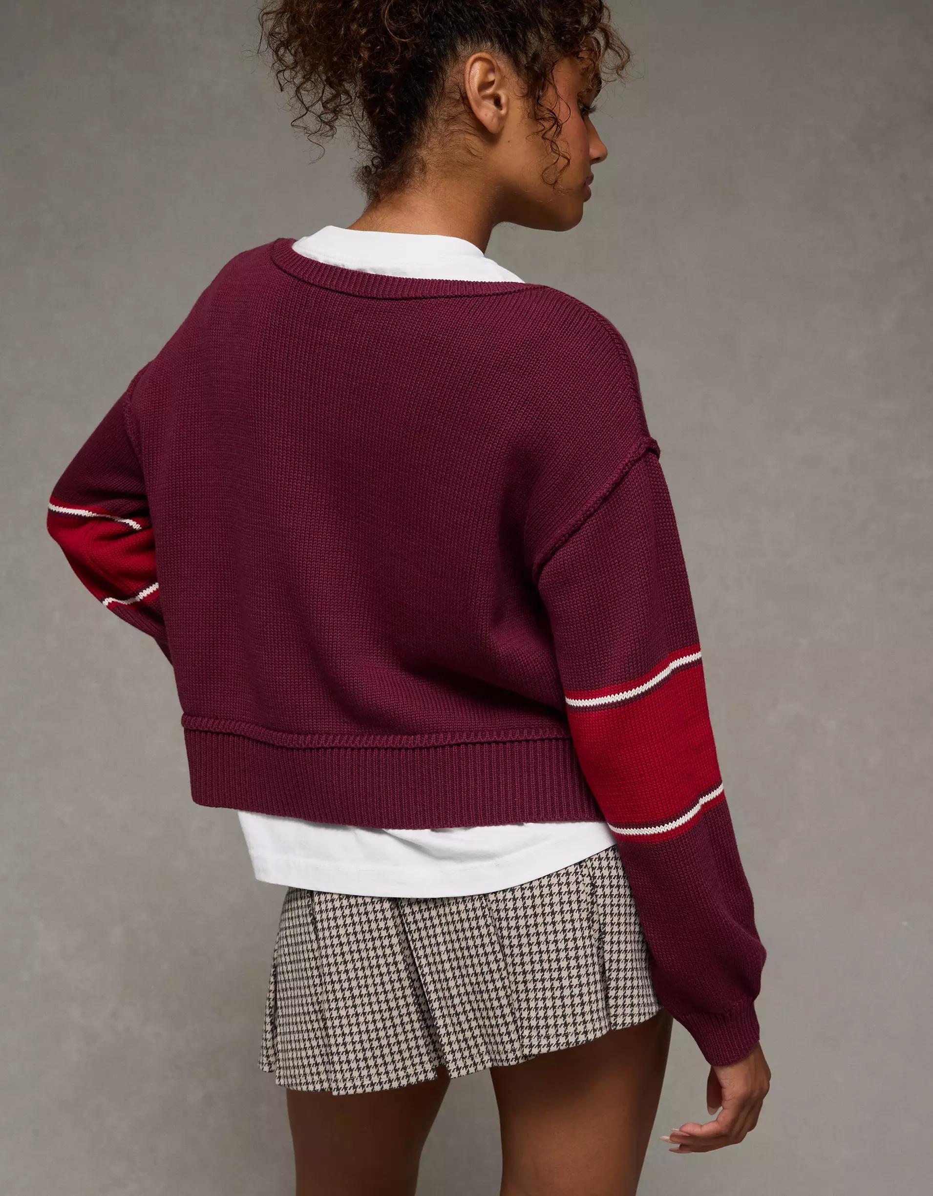 AE Boatneck Graphic Sweater Product Image