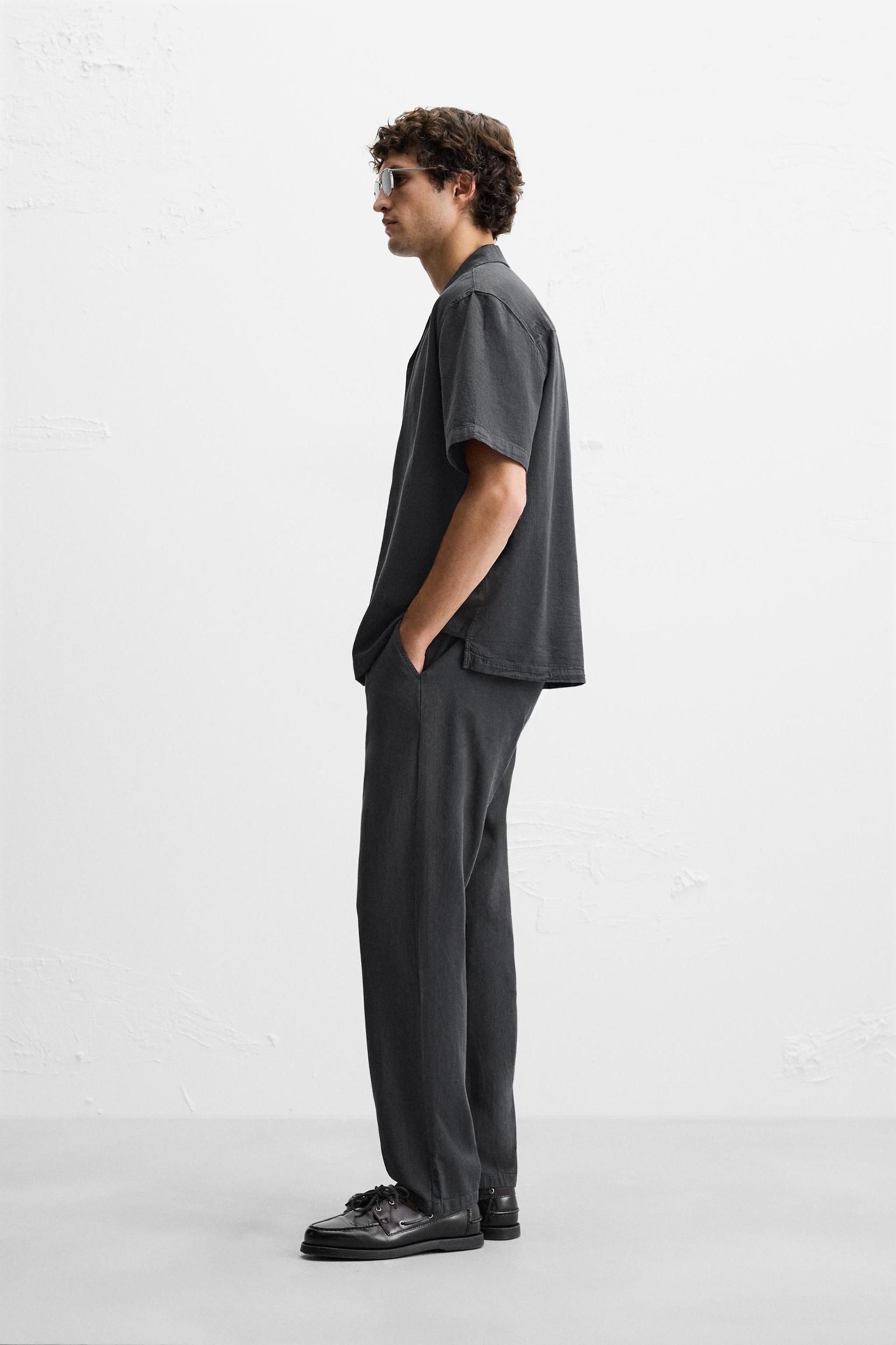COTTON - LINEN PANTS Product Image