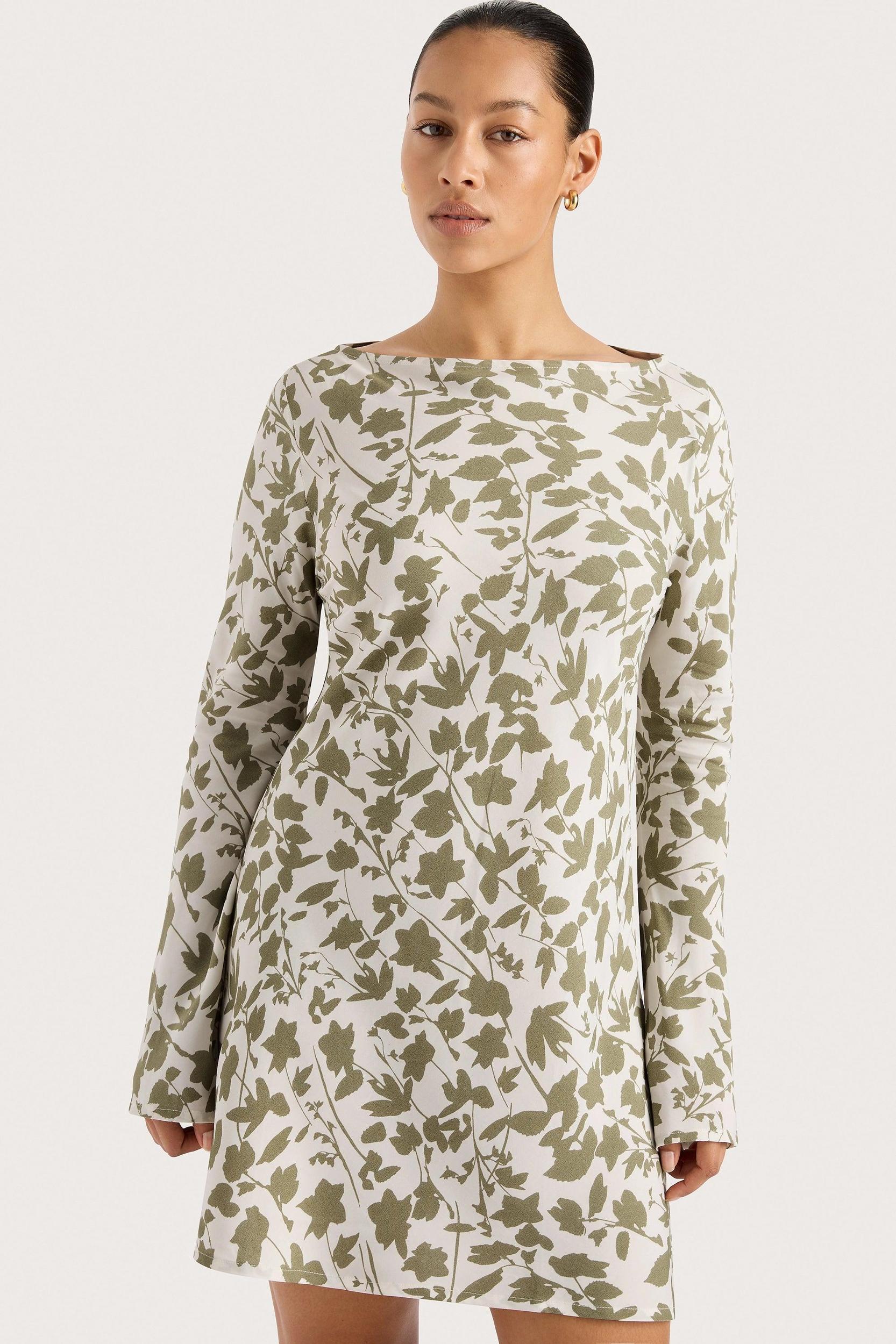 Lilou Mini Dress Poplar Sage - Final Sale Product Image