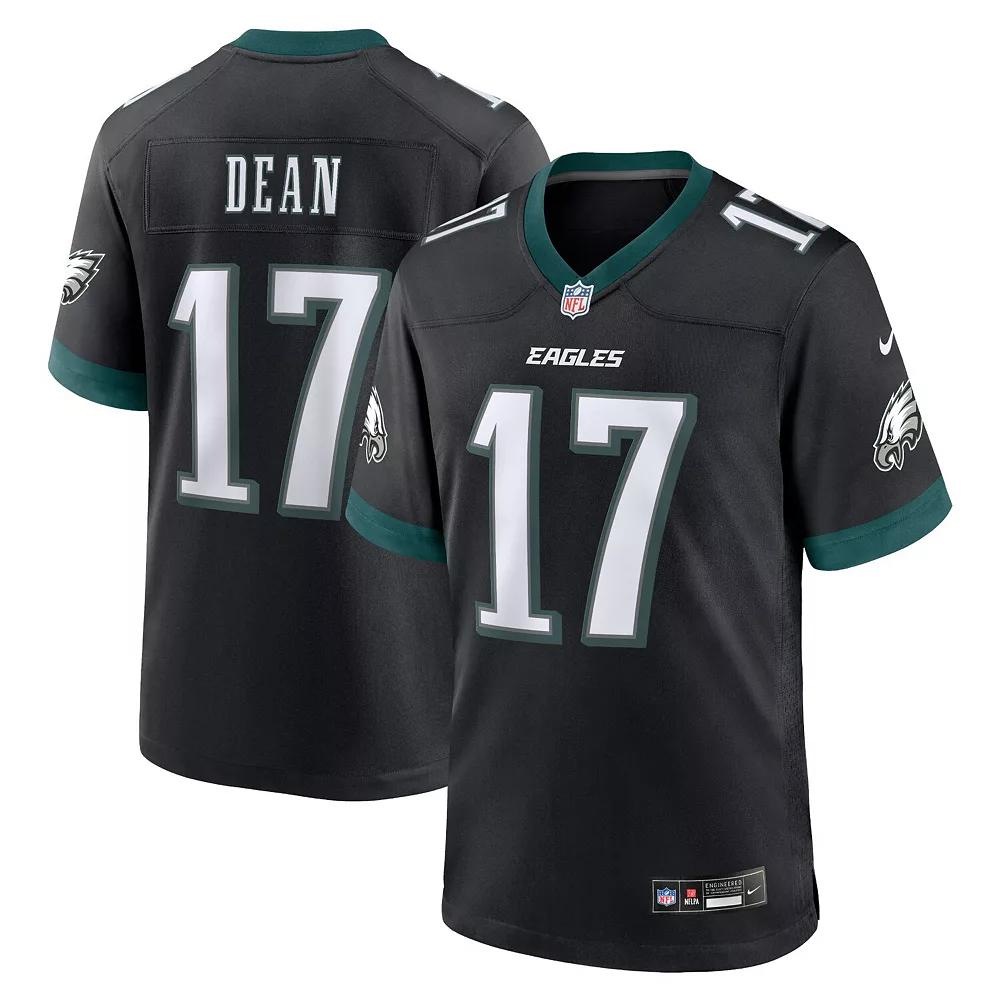 Men's Nike Nakobe Dean Black Philadelphia Eagles Alternate Game Jersey, Size: 3XL Product Image