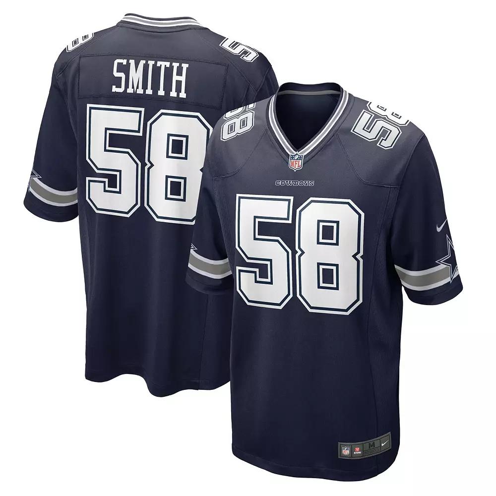 Men's Nike Mazi Smith Navy Dallas Cowboys 2023 NFL Draft First Round Pick Game Jersey, Size: 3XL, Blue Product Image