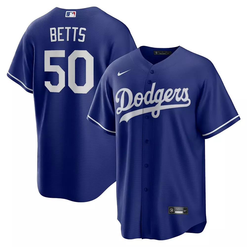 Men's Nike Mookie Betts Royal Los Angeles Dodgers Big & Tall Alternate Replica Player Jersey,  Product Image