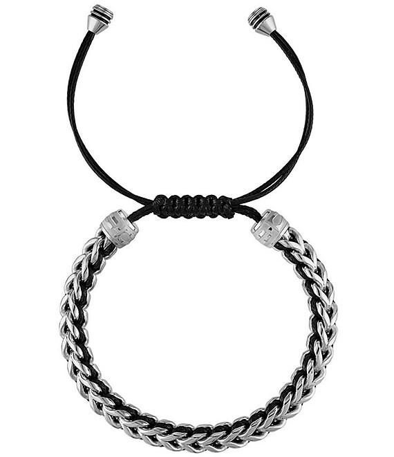 Bulova Men's Stainless Steel Chain Adjustable Bracelet Product Image