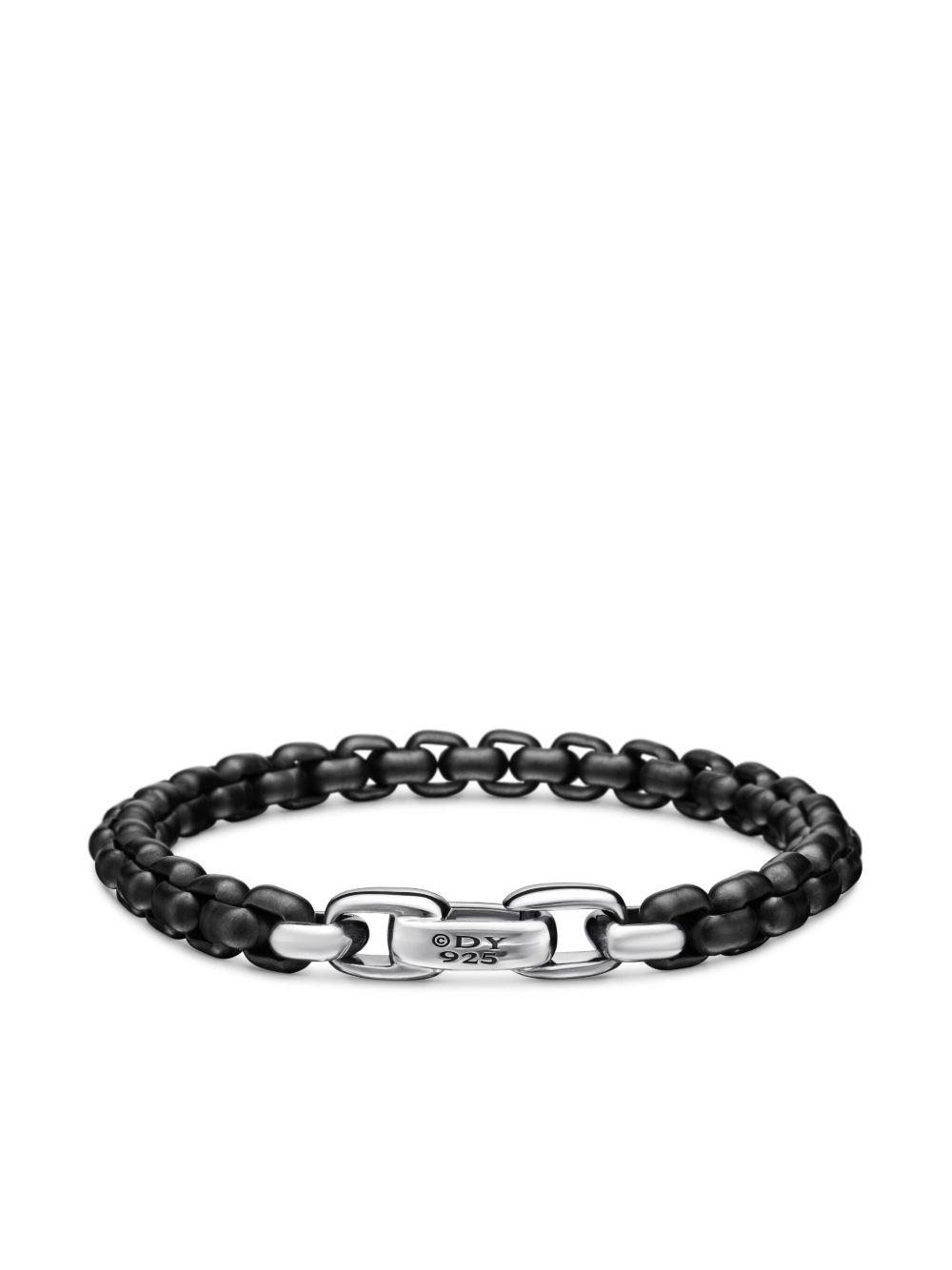 sterling silver Box Chain bracelet (7.3mm) Product Image