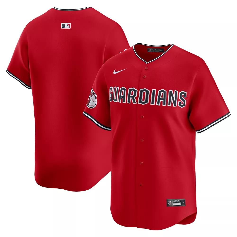 Men's Nike Red Cleveland Guardians Alternate Limited Jersey,  Product Image