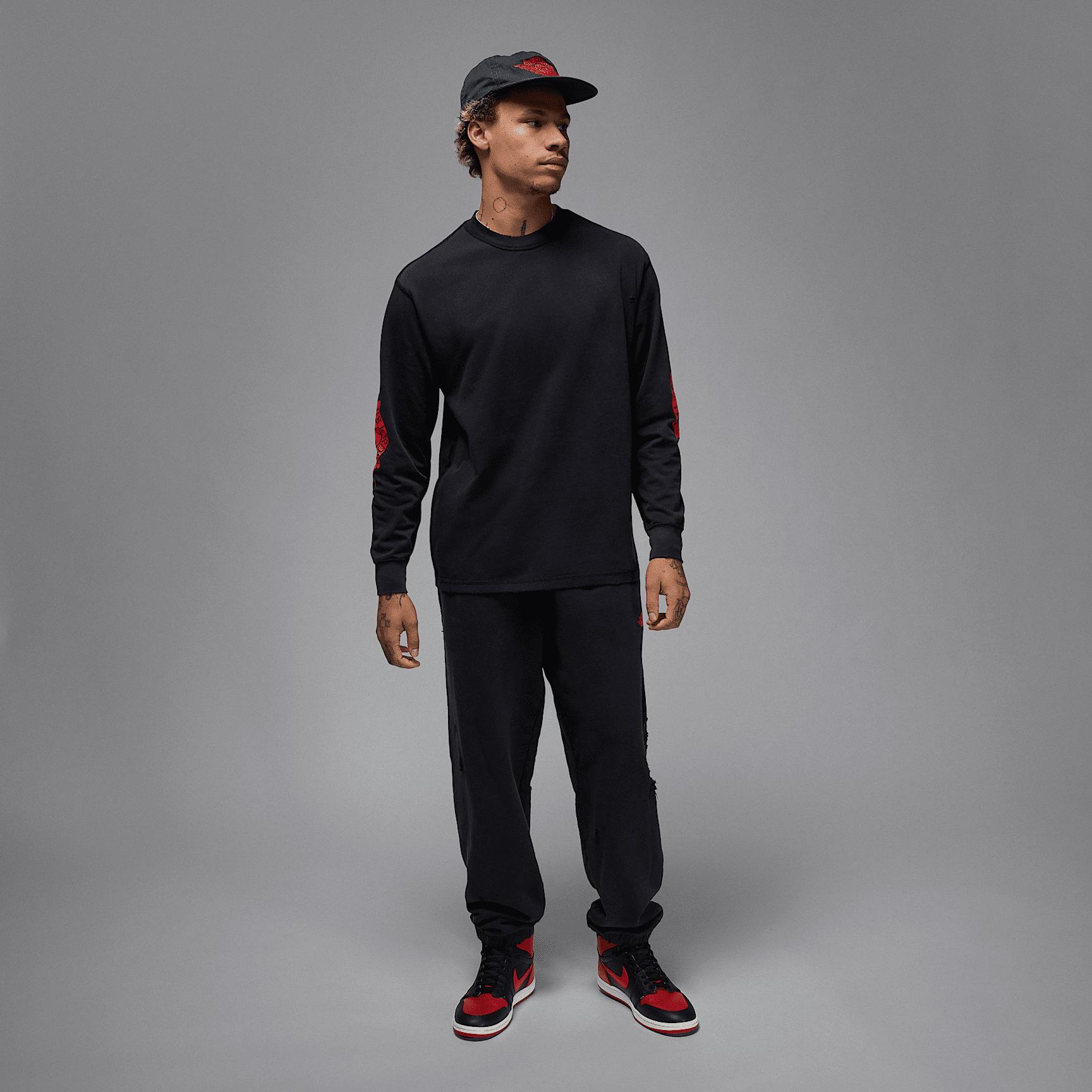 Mens Jordan Rare Air Long-Sleeve T-Shirt | IB3134-010 Product Image