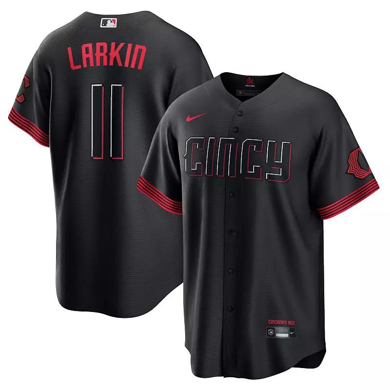 Nike Mens MLB Cincinnati Reds City Connect (Barry Larkin) Replica Baseball Jersey | T77001N9QME-2Z0 Product Image