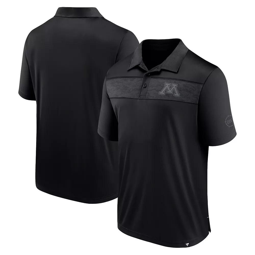 Men's Fanatics Branded Black Minnesota Golden Gophers OHT Military Appreciation Polo,  Product Image
