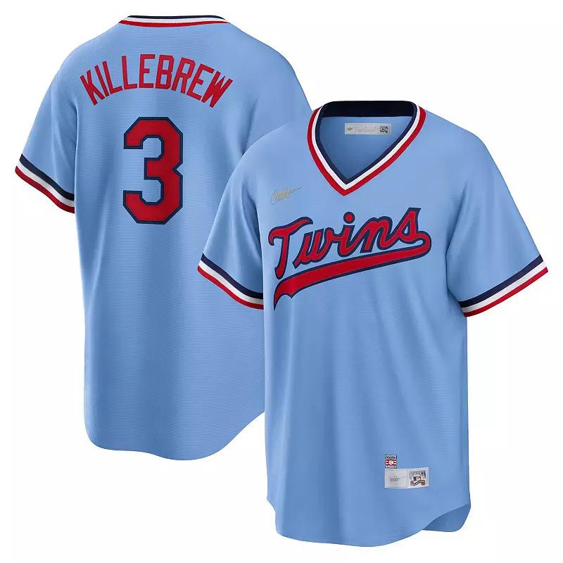 Men's Nike Harmon Killebrew Light Blue Minnesota Twins Road Cooperstown Collection Player Jersey,  Product Image
