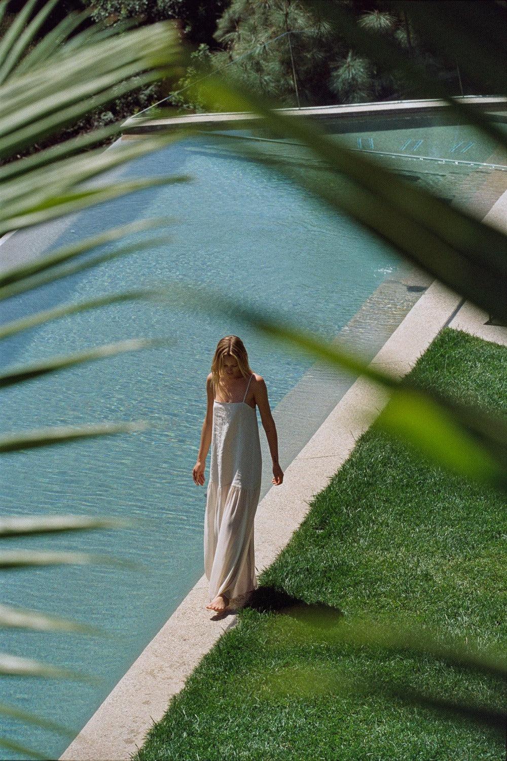 Nora Maxi Dress Natural Product Image