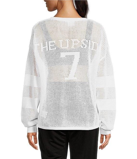 The Upside Fenway Sebastian Knit Oversized Crew Neck Long Sleeve Pullover Product Image