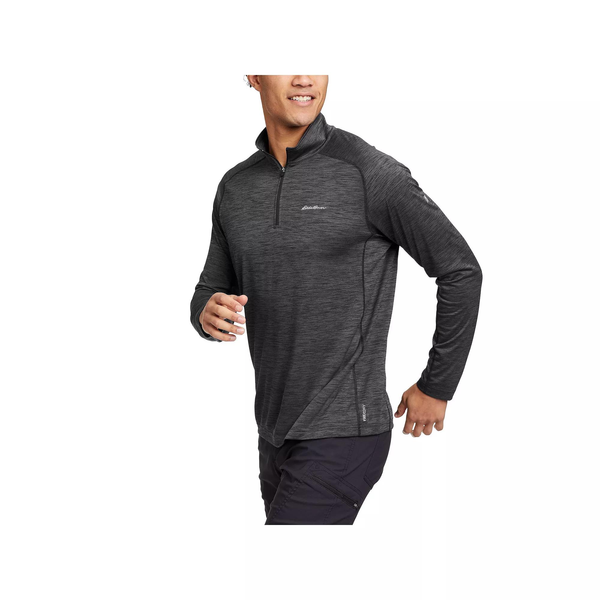 Men's Eddie Bauer Resolution Quarter-Zip Top, Size: XXL, Black Product Image