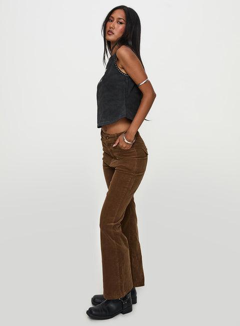 Feature Pants Brown Product Image