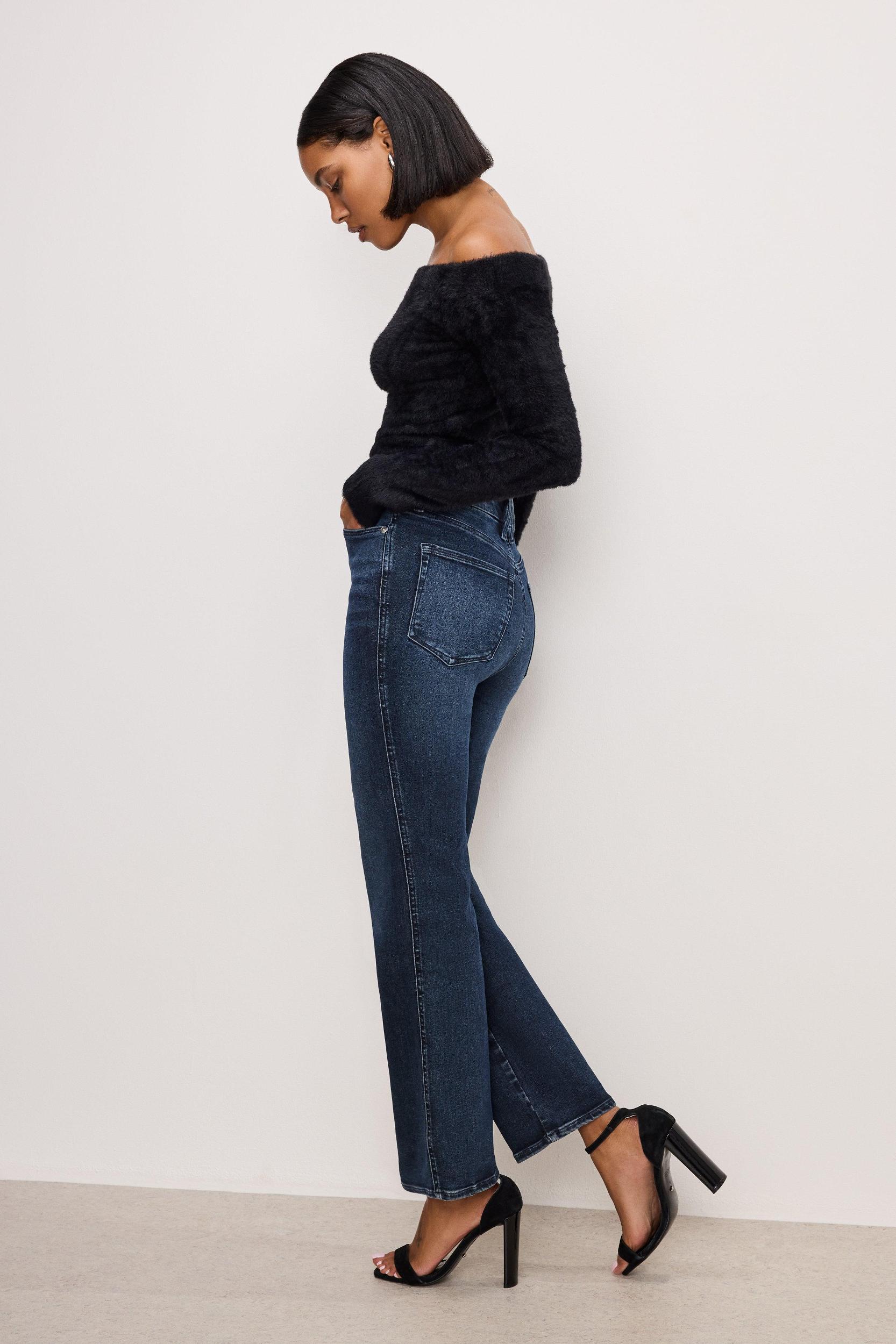 ALWAYS FITS GOOD CURVE STRAIGHT JEANS | INDIGO744 Product Image