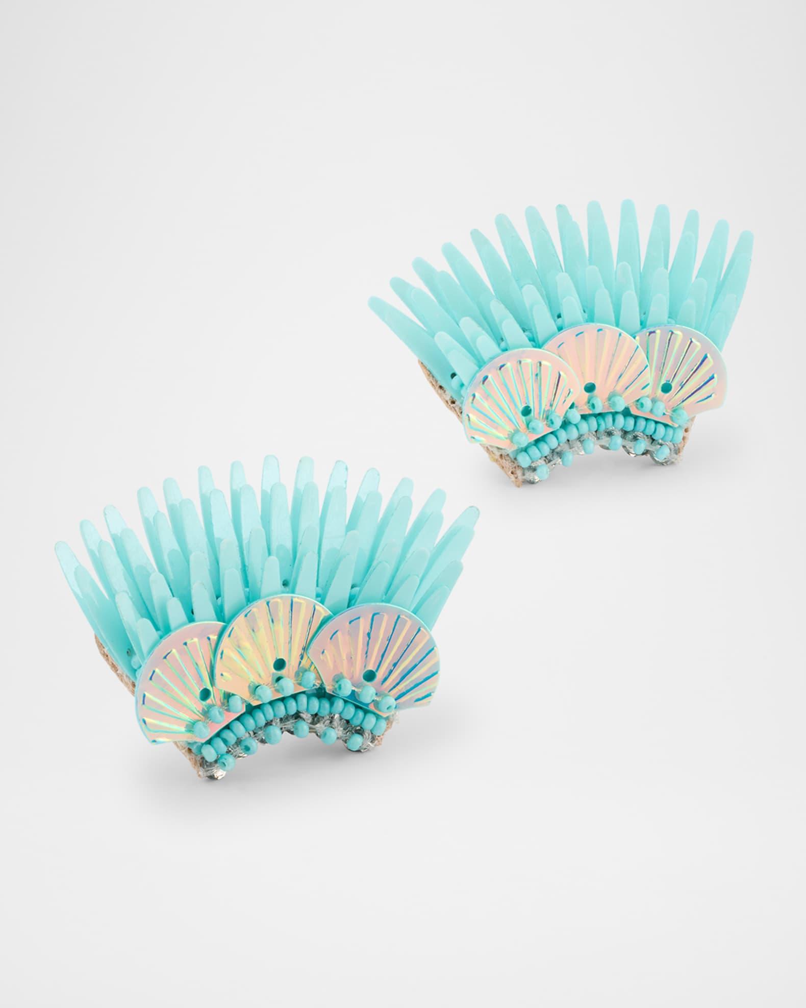 Shell Sequined Mini Madeline Earrings Product Image