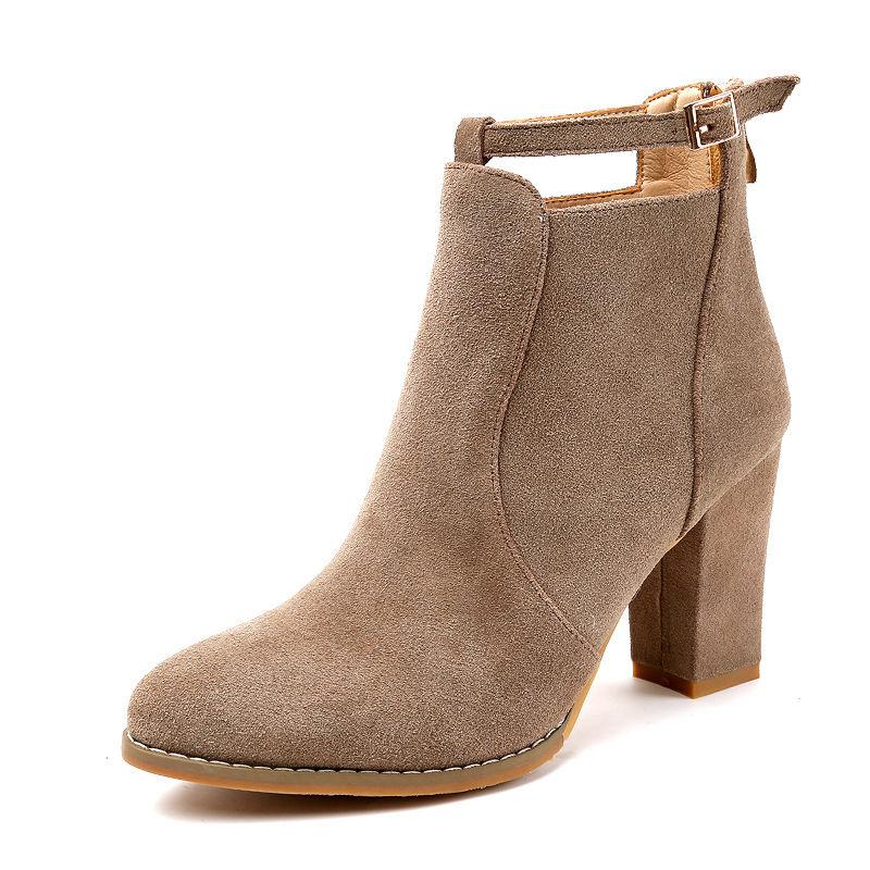 Block Heel Ankle Boots Product Image