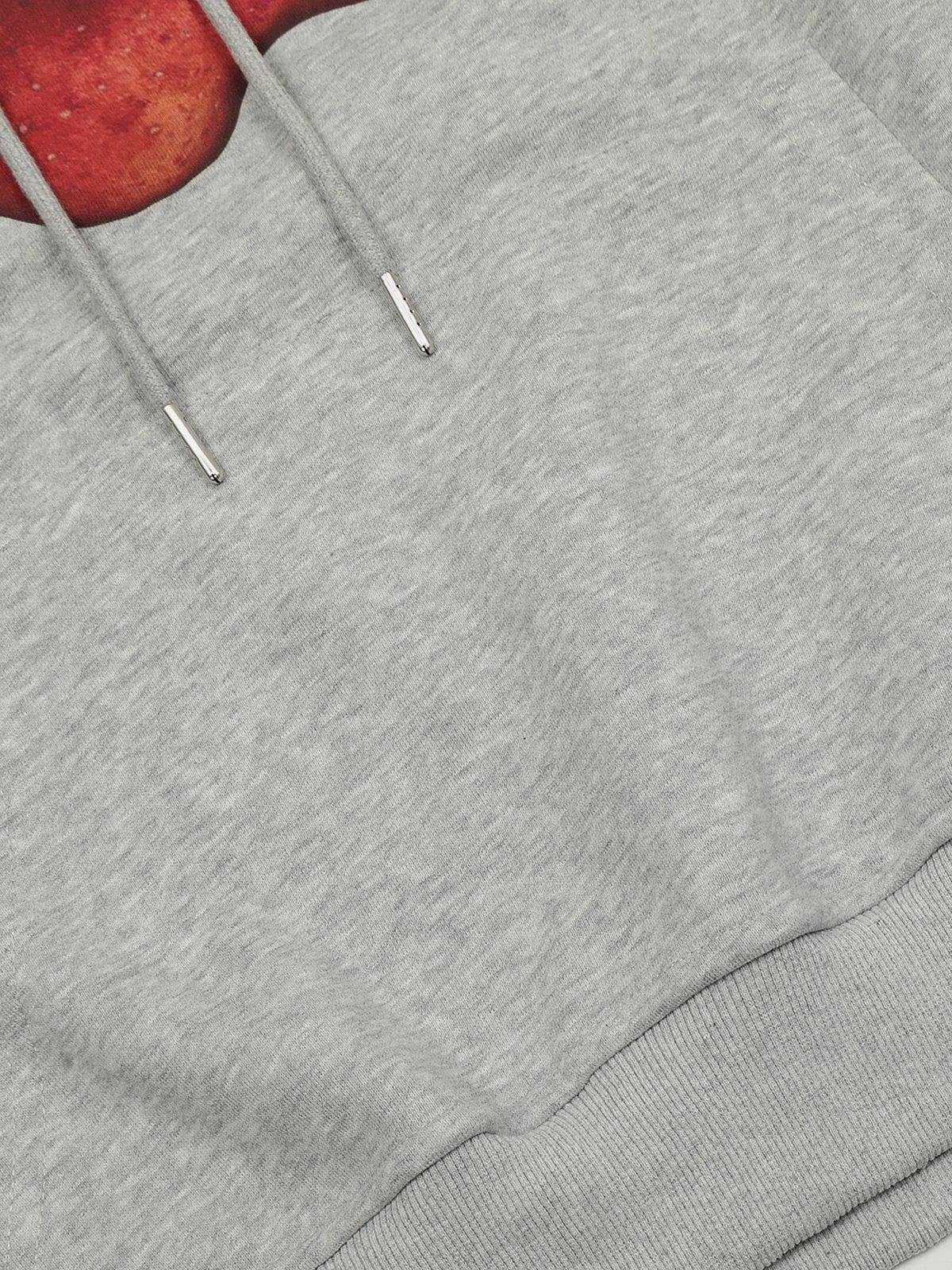 Aelfric Eden Oversized Apple Graphic Hoodie Product Image