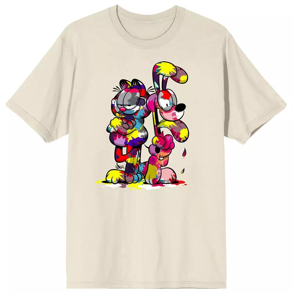 Men's Garfield Odie & Garfield Short Sleeve Graphic T-Shirt,  Product Image
