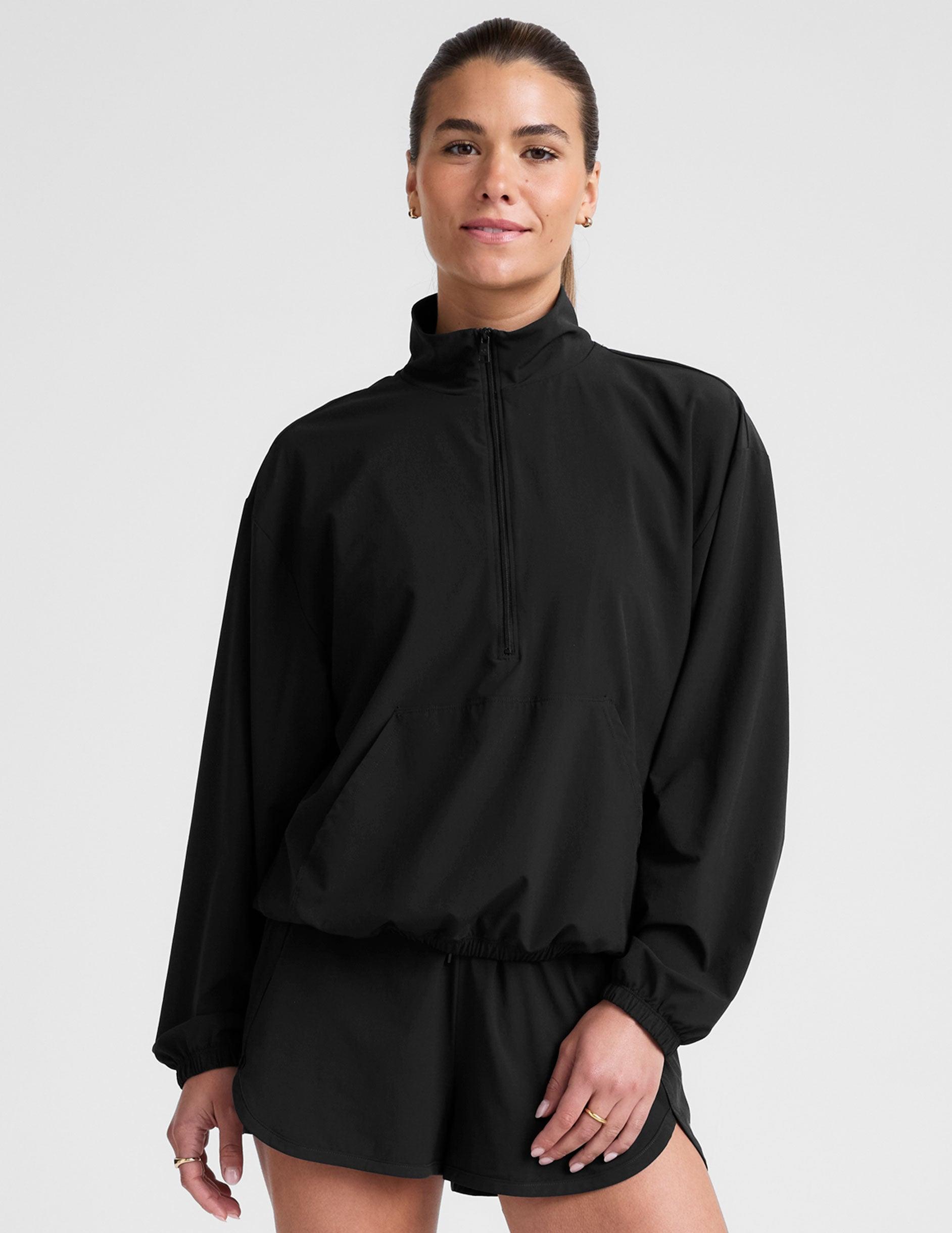 Stretch Woven In Stride Half Zip Pullover Product Image