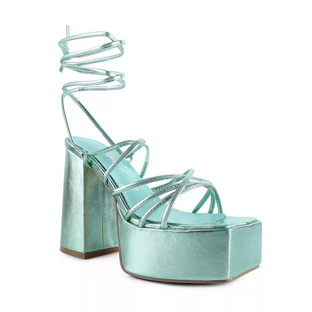 London Rag Anvil Womens Block Heel Sandals Product Image