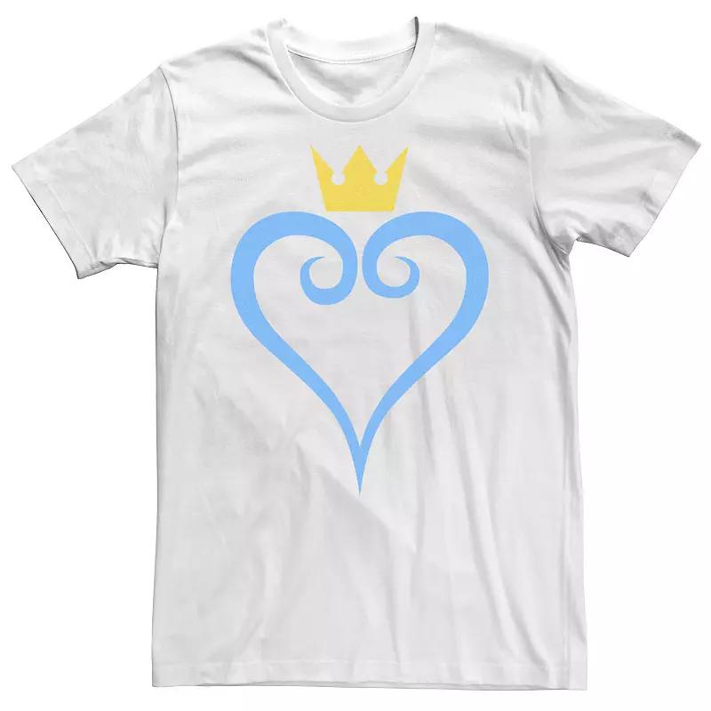 Men's Kingdom Hearts Heart And Crown Logo Tee,  Product Image