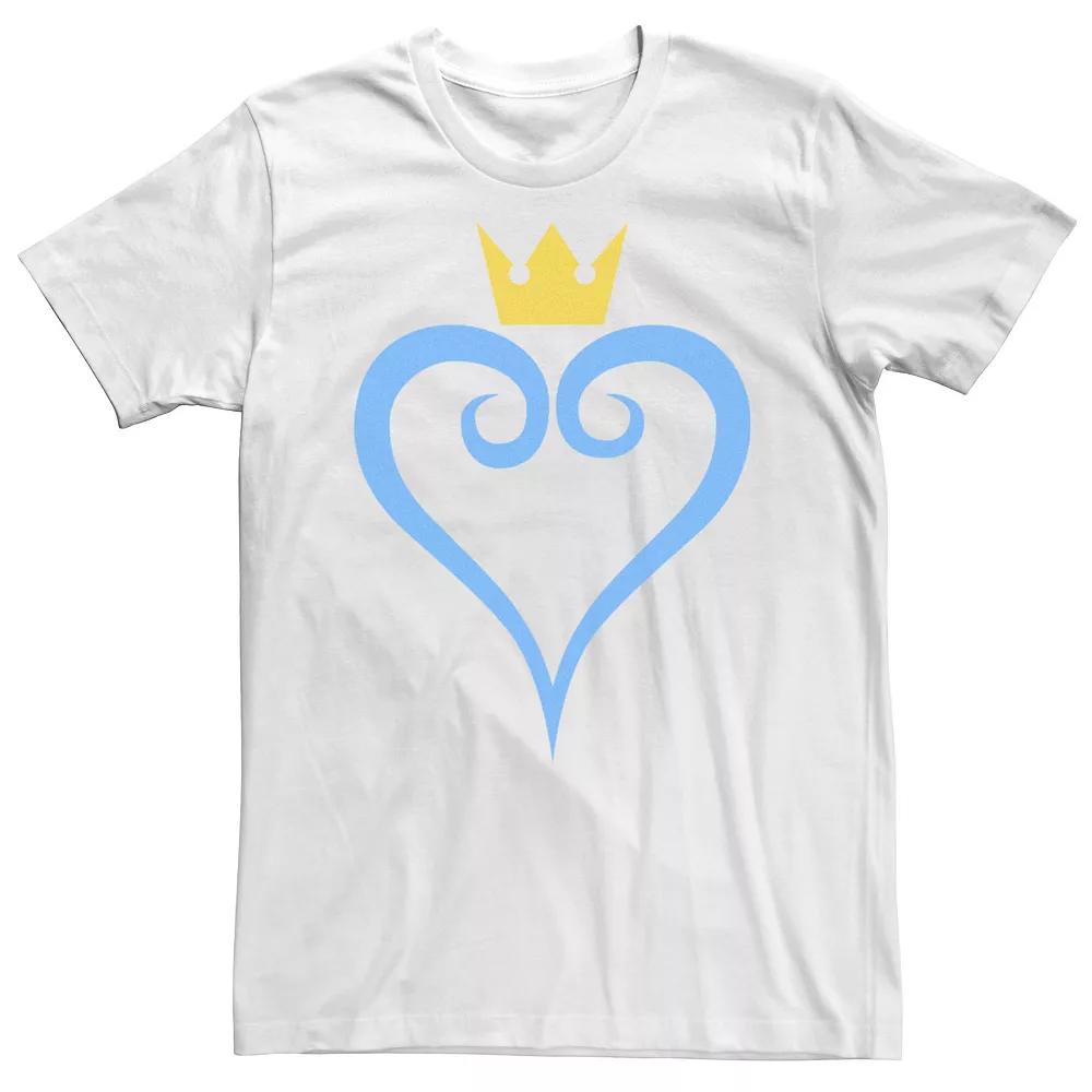 Men's Kingdom Hearts Heart And Crown Logo Tee,  Product Image