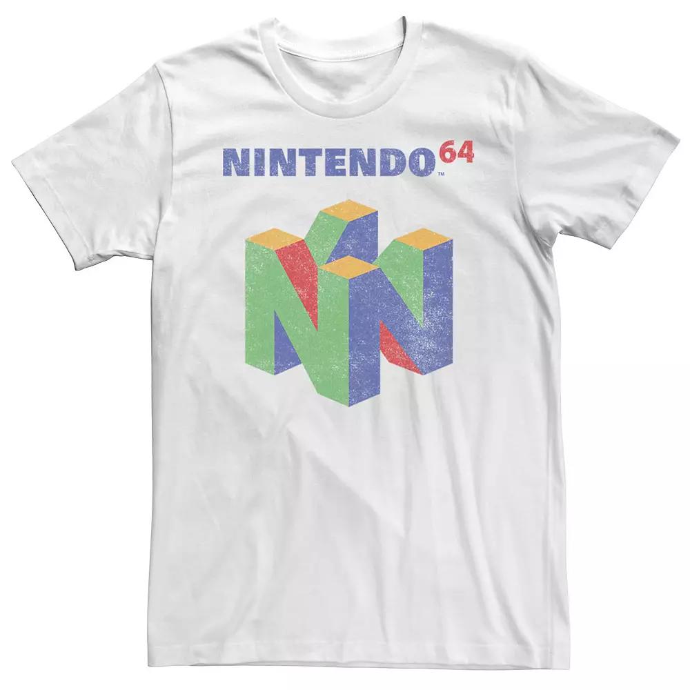 Men's Nintendo 64 Logo Colorful Tee,  Product Image