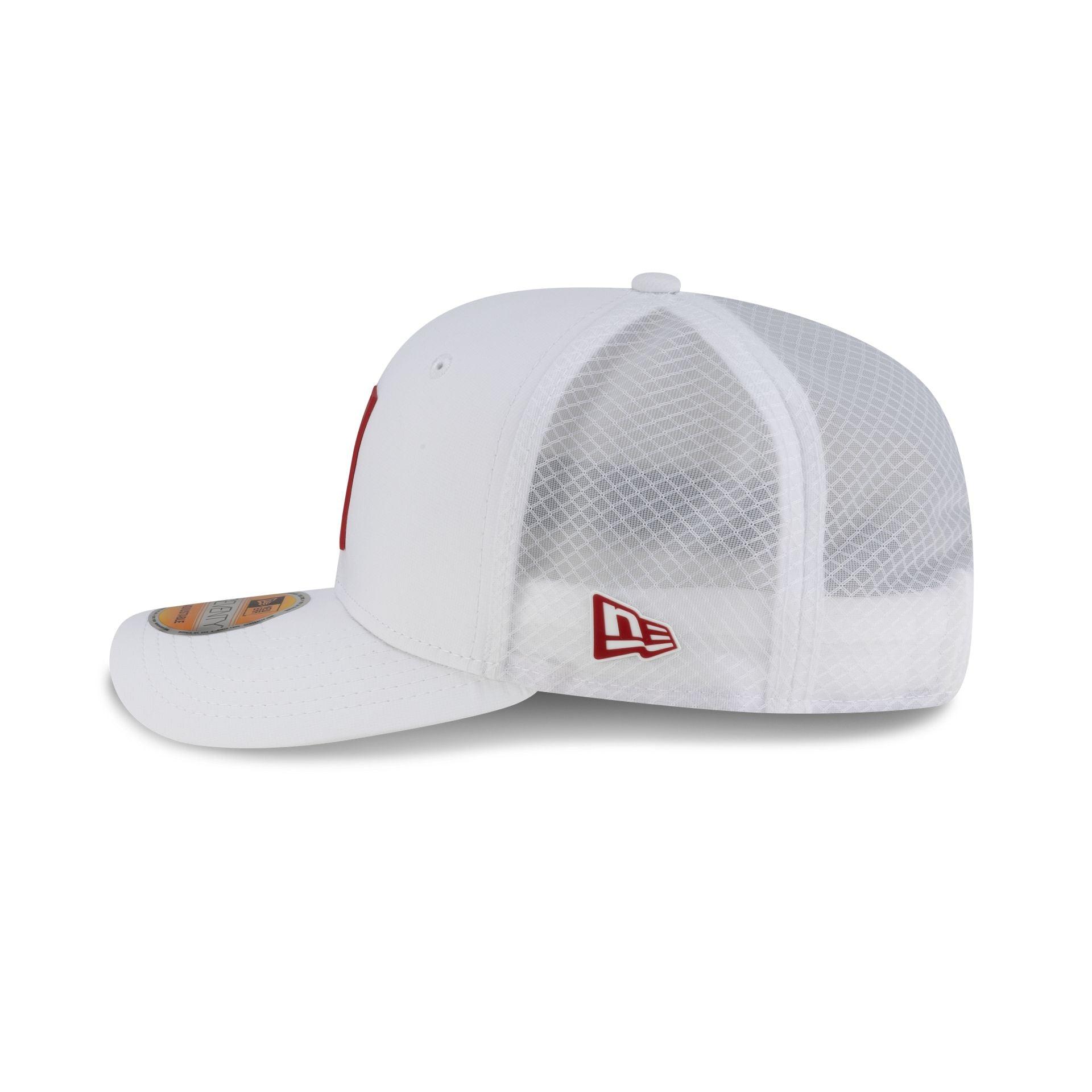 Arizona Cardinals 2025 Sideline Hot Weather White 9SEVENTY Trucker Hat Male Product Image