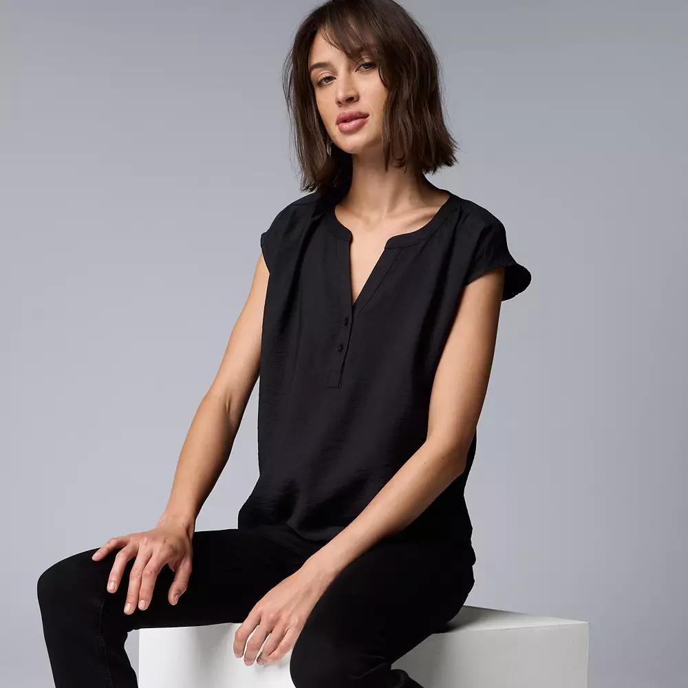 Women's Simply Vera Vera Wang Dolman Popover Top,  Product Image