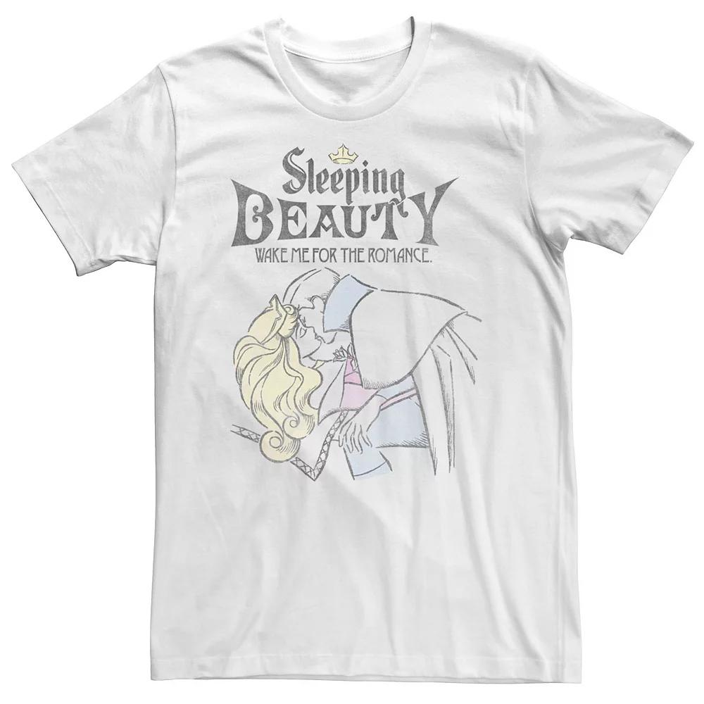 Big & Tall Disney Sleeping Beauty Wake Me For The Romance Sketch Tee, Men's,  Product Image