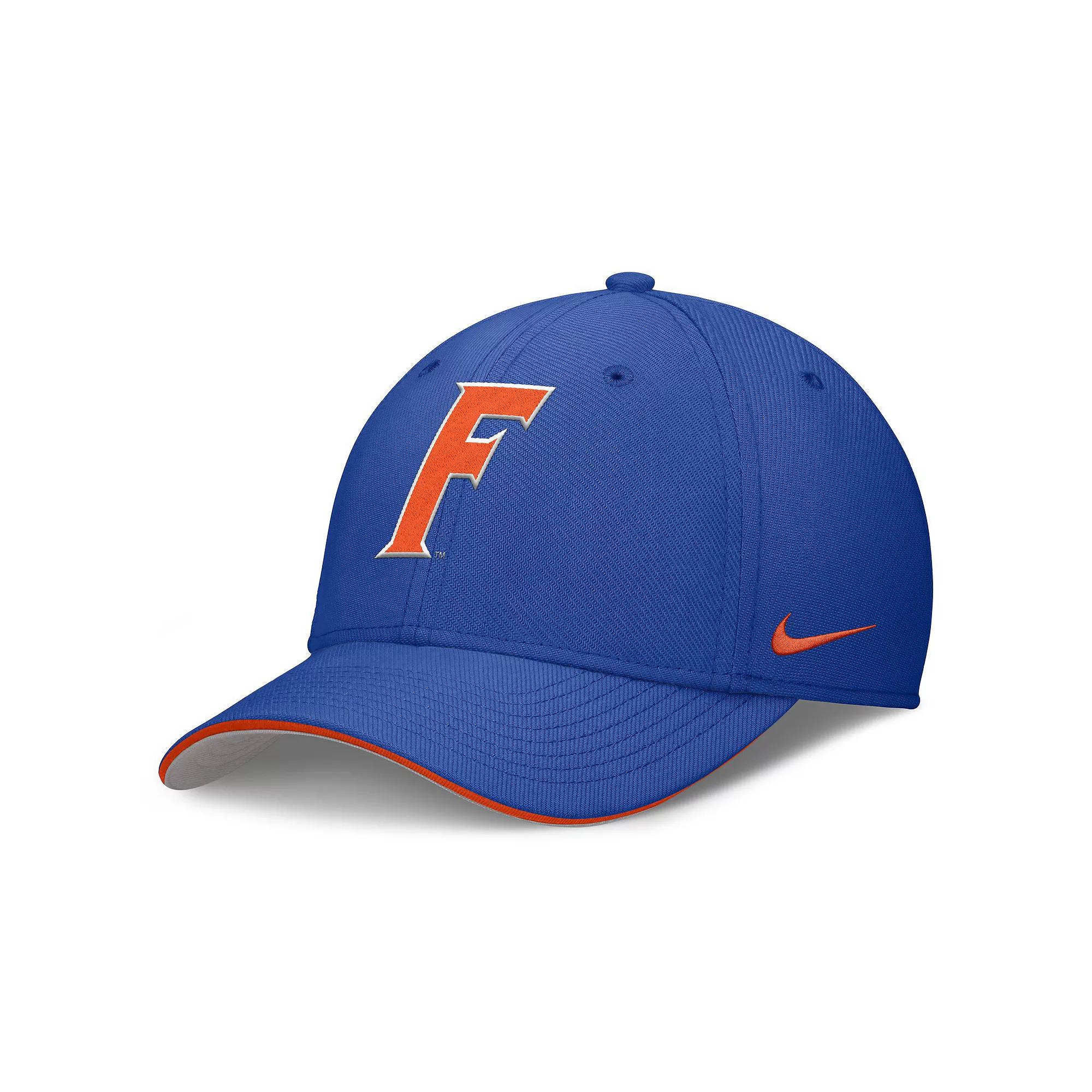 Men's Nike Royal Florida Gators 2025 Dugout Coaches Rise Swoosh Performance Flex Hat, Size: Medium/Large, Blue Product Image