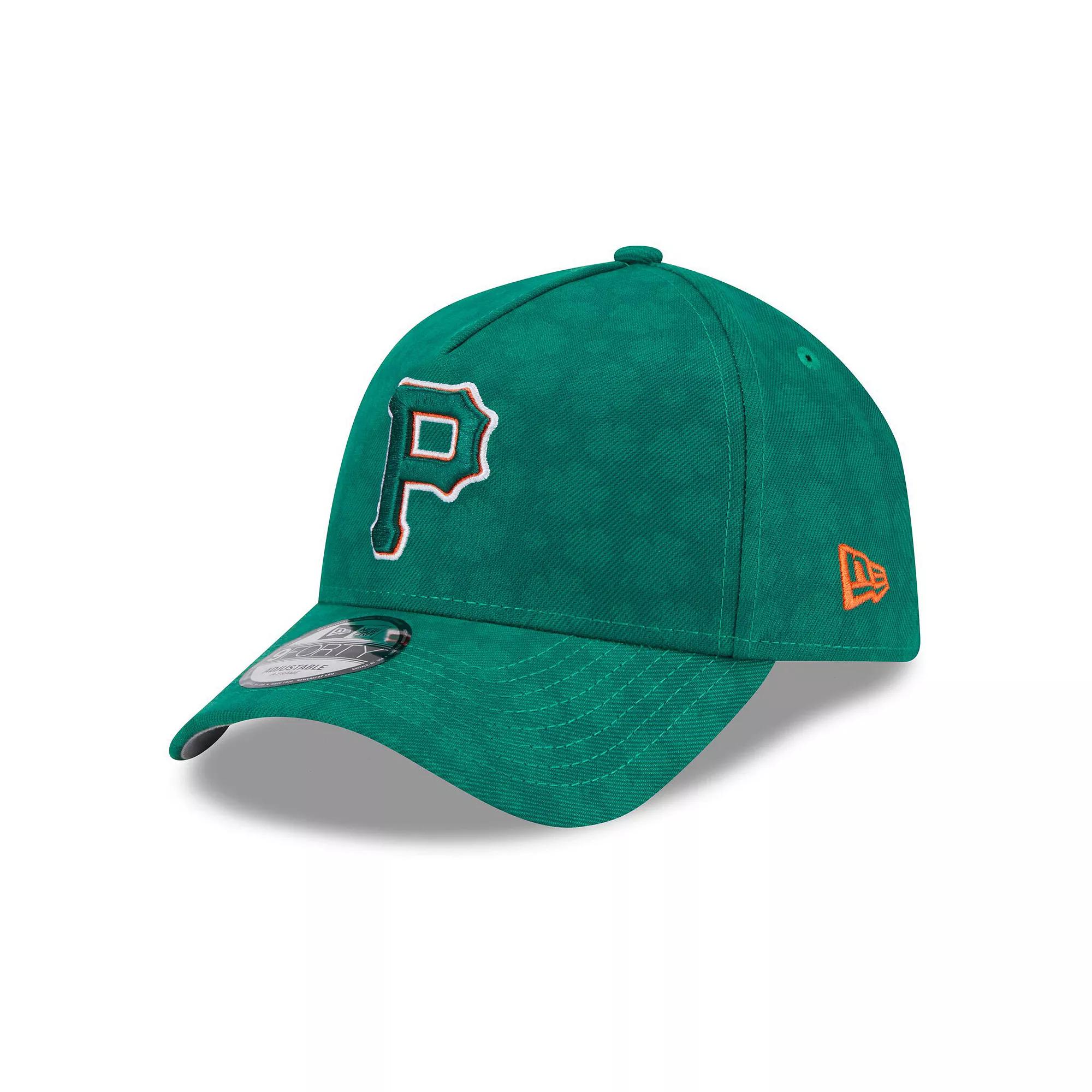 Men's New Era Kelly Green Pittsburgh Pirates St. Patrick's Day A-Frame 9FORTY Adjustable Hat Product Image