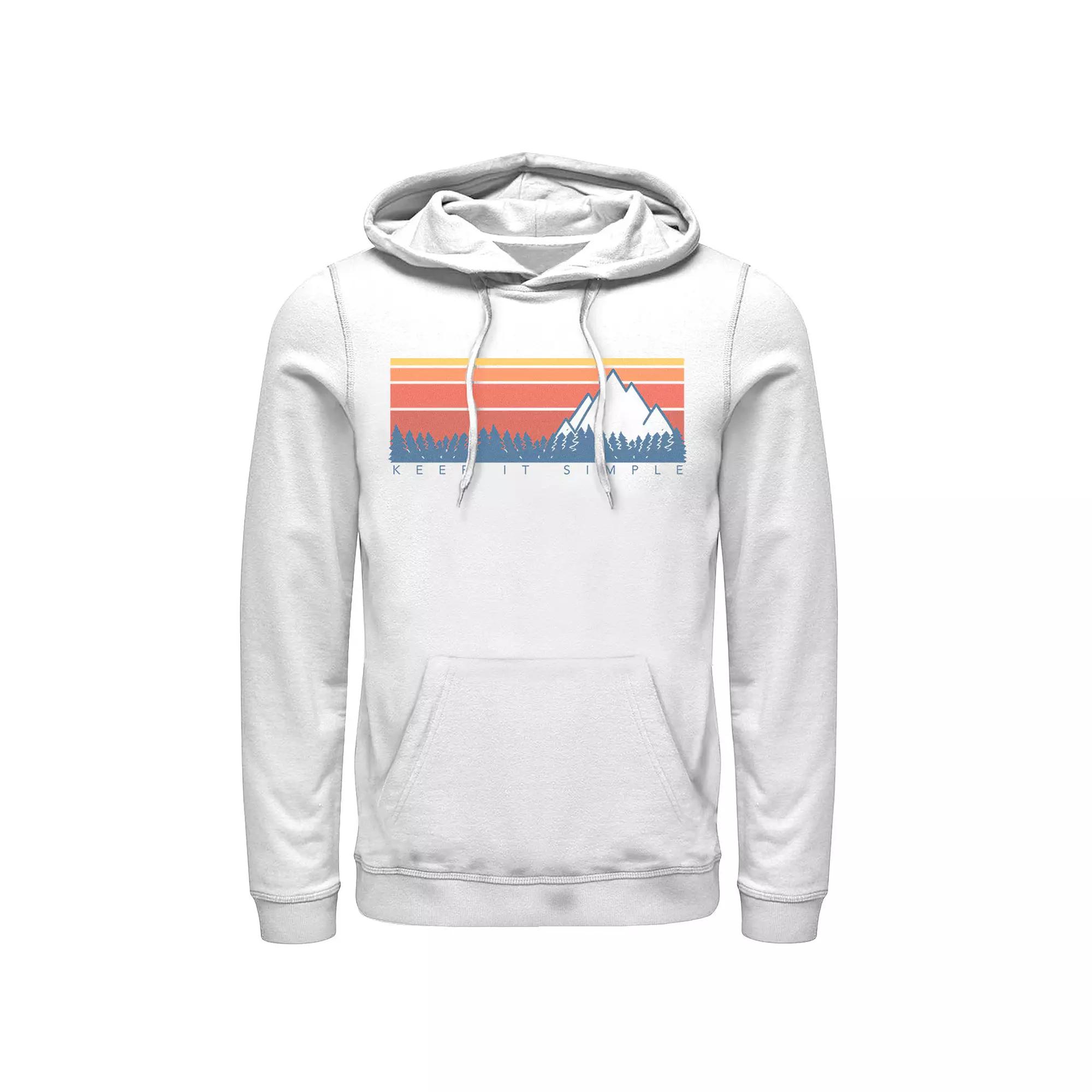 Men's Keep It Simple Gradiant Mountain Range Hoodie,  Product Image