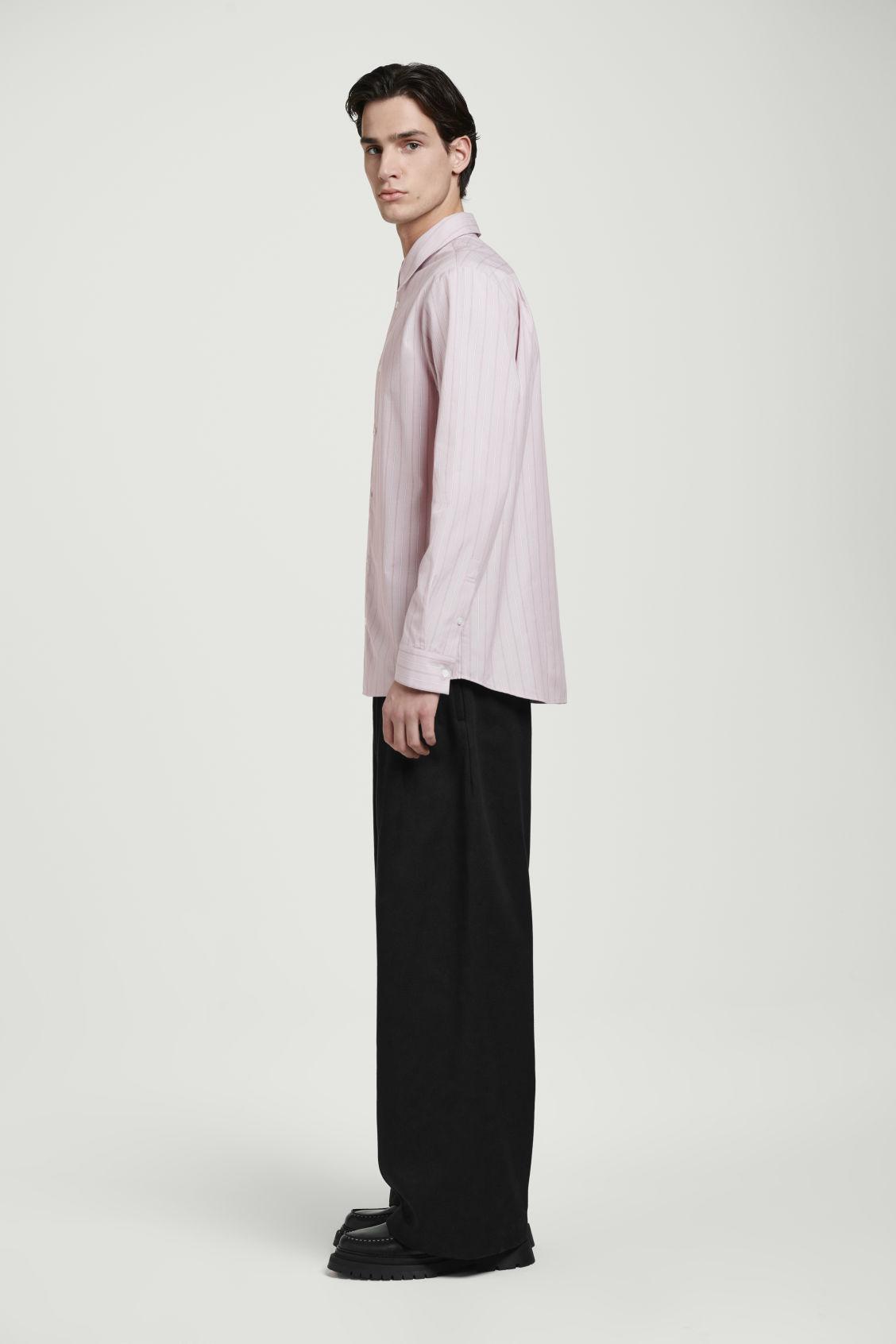 STRIPED COTTON SHIRT Product Image