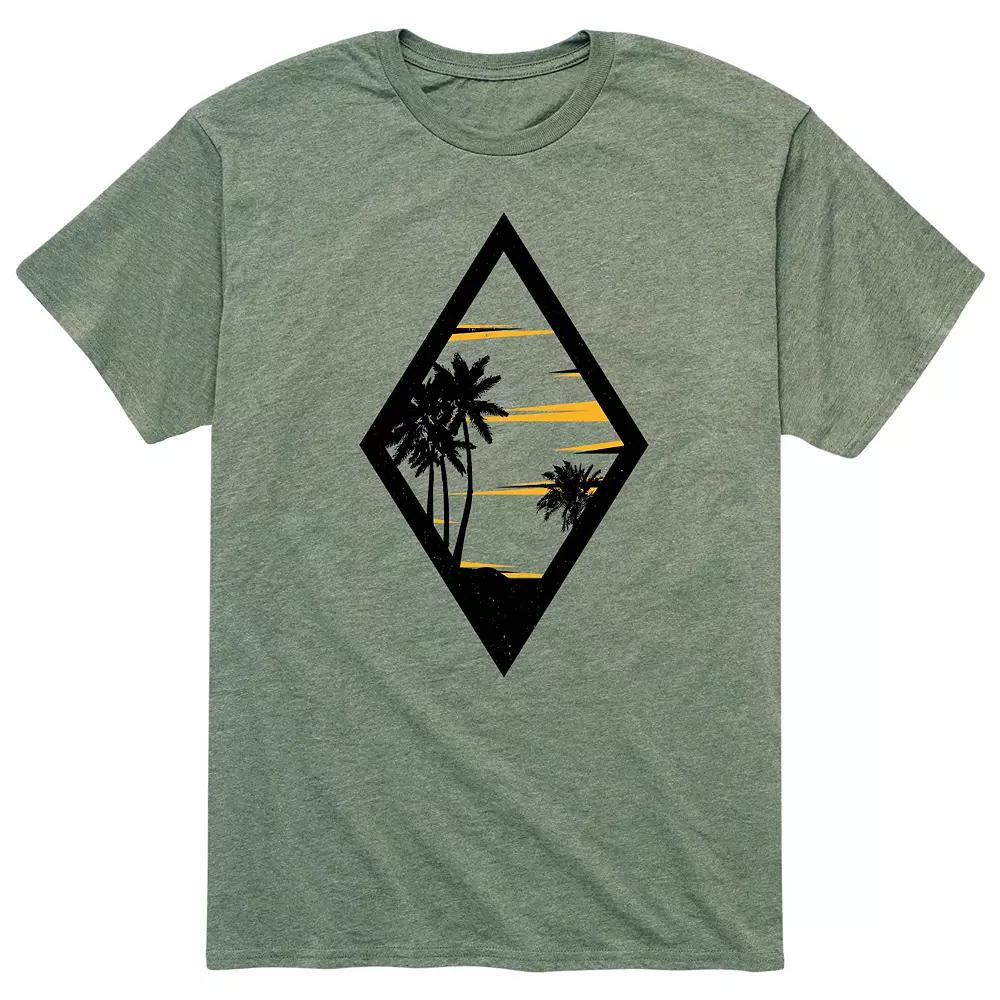 Big & Tall Beach Scene Graphic Tee, Men's,  Product Image