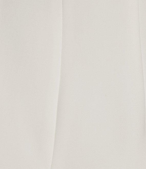 French Connection Whisper Square Neck Tie Bow Straps Sleeveless Sheath Dress Product Image