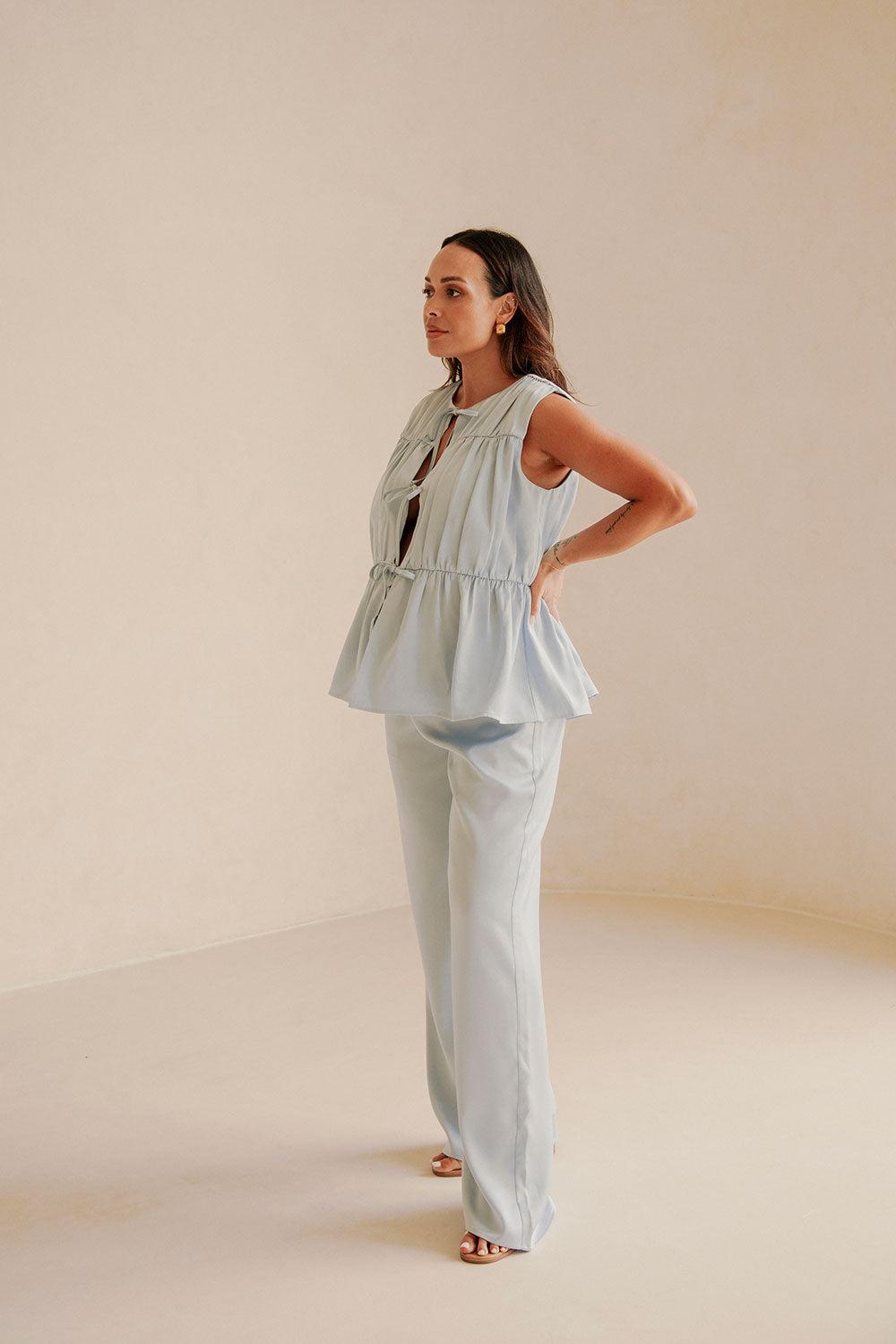 Juliette Top - Blue Product Image