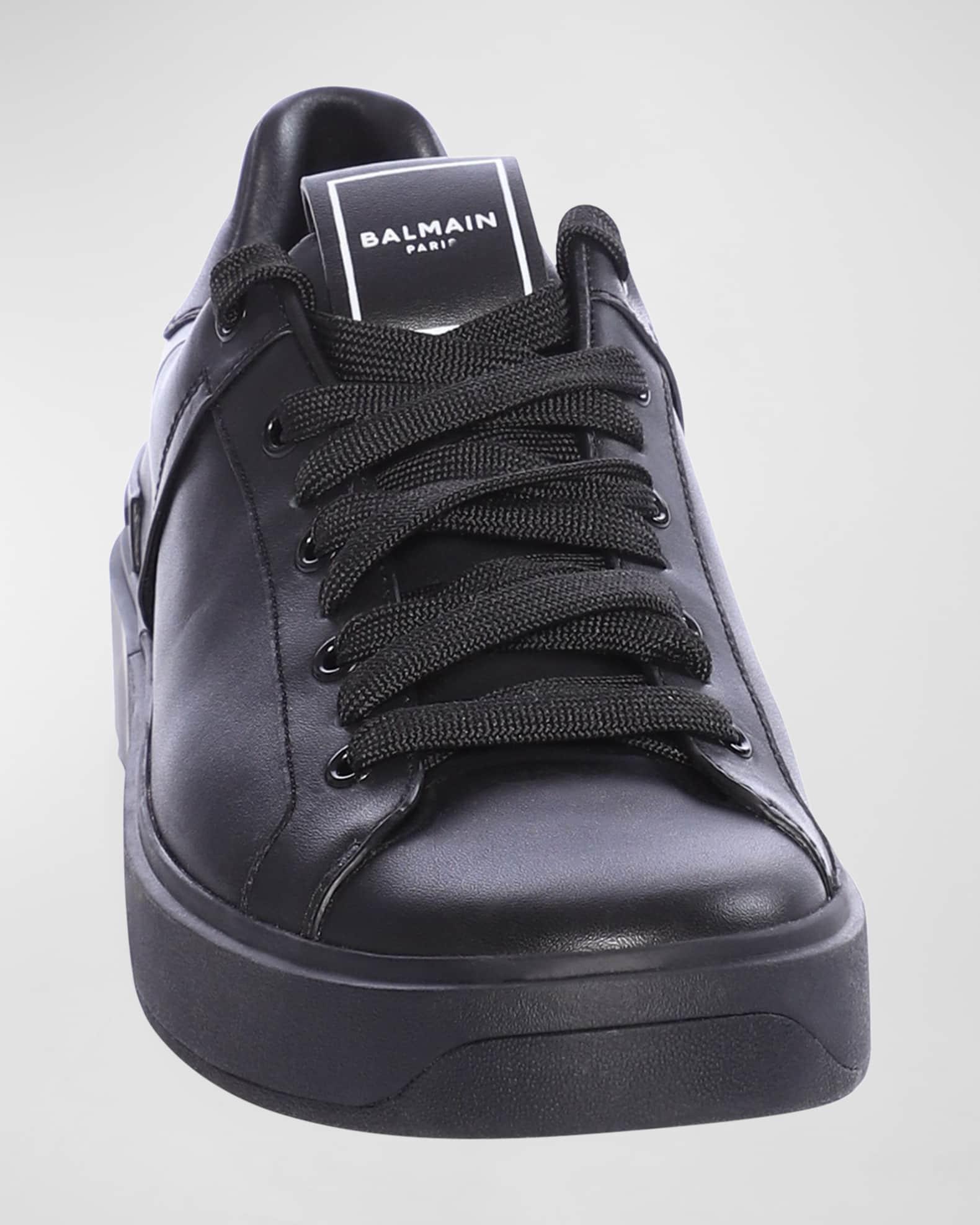 Men's B Court Leather Low-Top Sneakers Product Image