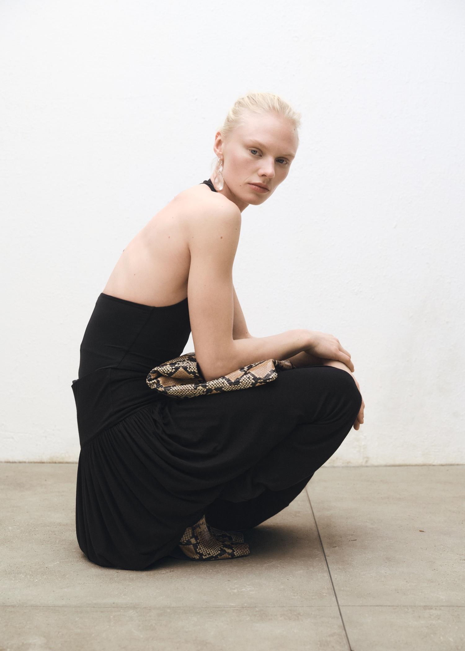 Balloon midi skirt - Women | MANGO USA Product Image