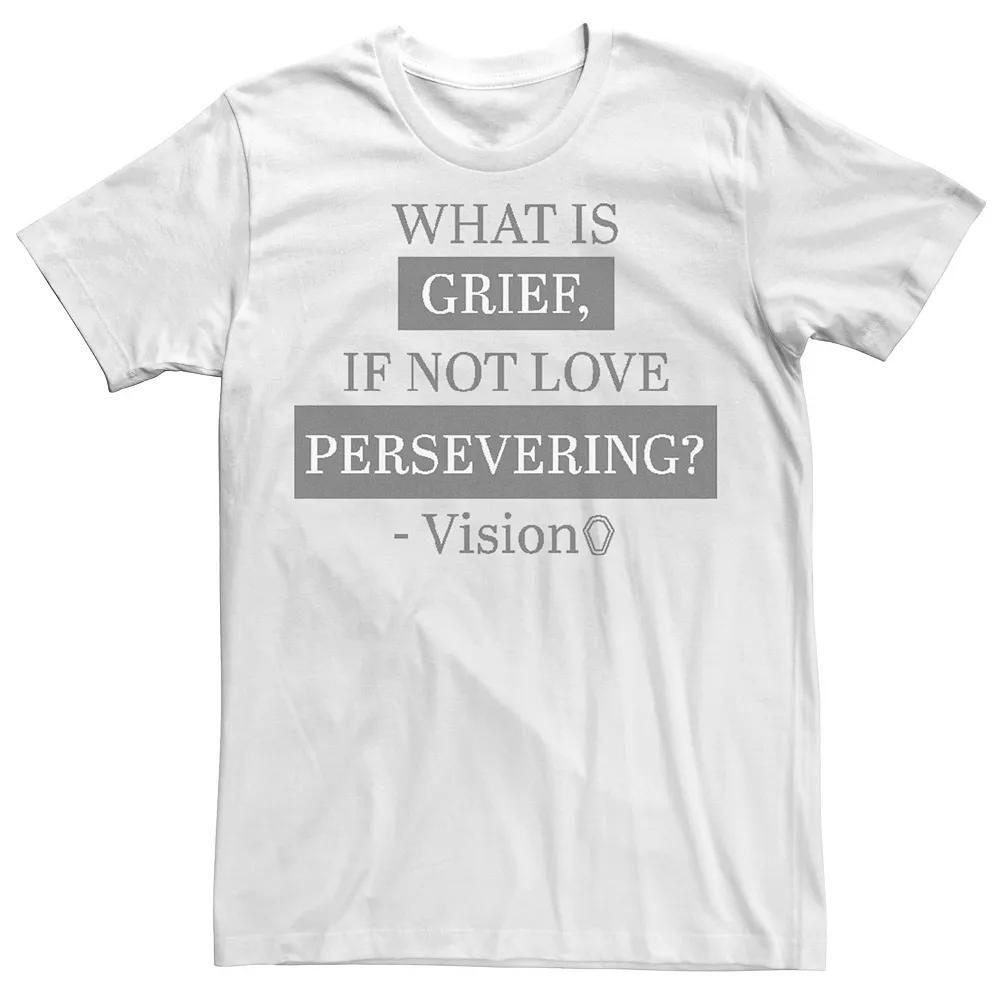 Men's Marvel WandaVision What Is Grief, If Not Love Persevering? Tee,  Product Image