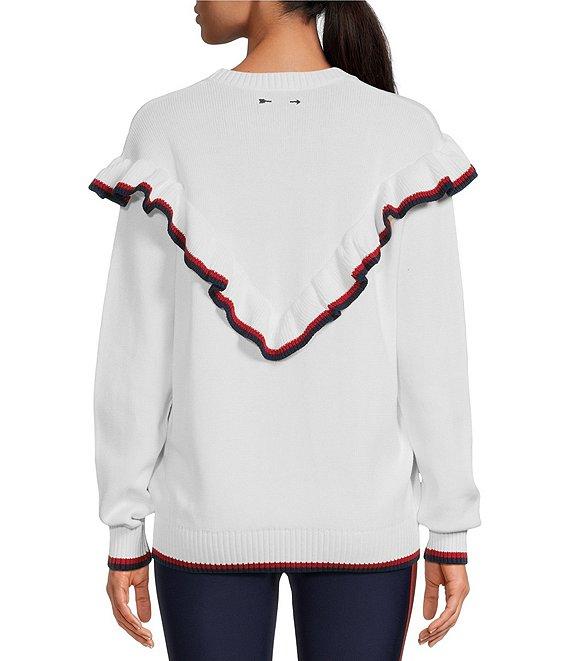 The Upside Columbia Boo Organic Cotton Frill Knit Top Product Image