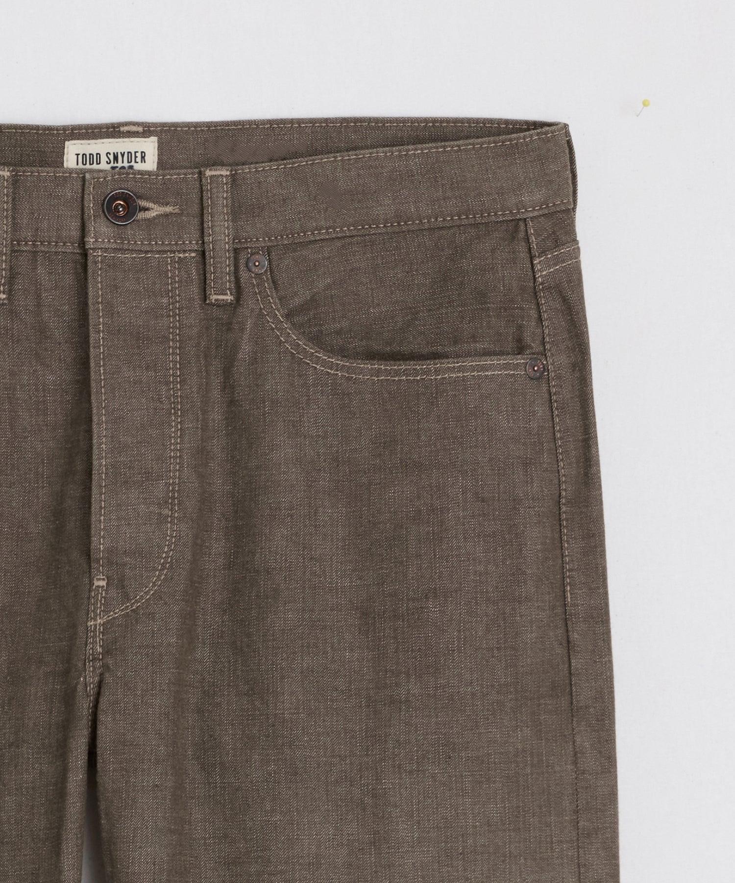 Slim Lightweight Japanese Selvedge Jean in Whiskey Product Image