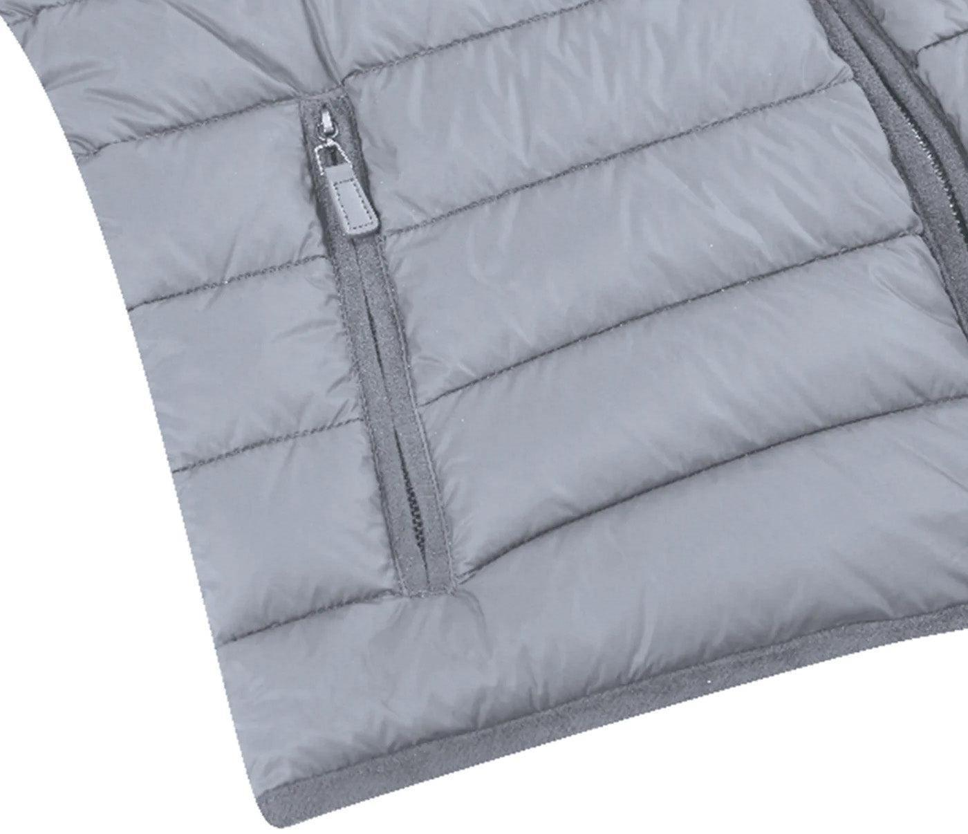 Gray Regular Classic Fit Goose Down Vest Product Image