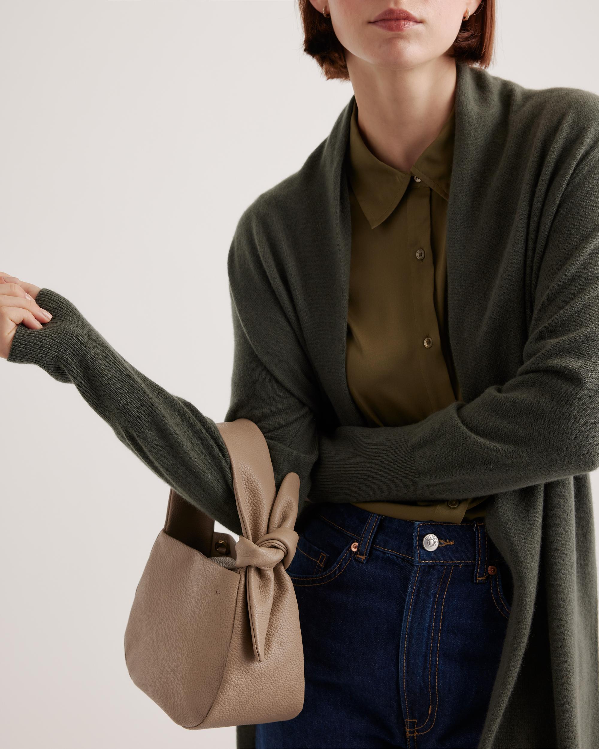 Quince | Women's Italian Leather Mini Bow Bag Product Image