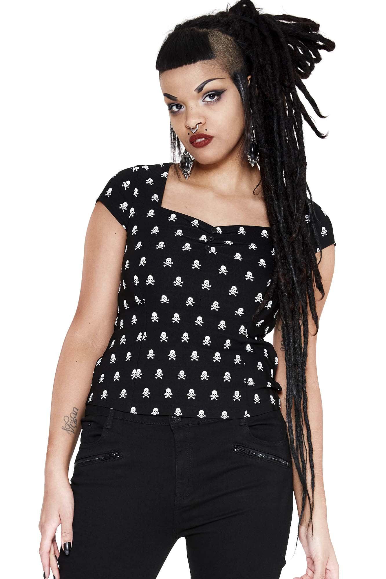 Bad 2 The Bone Top - Resurrect Female Product Image