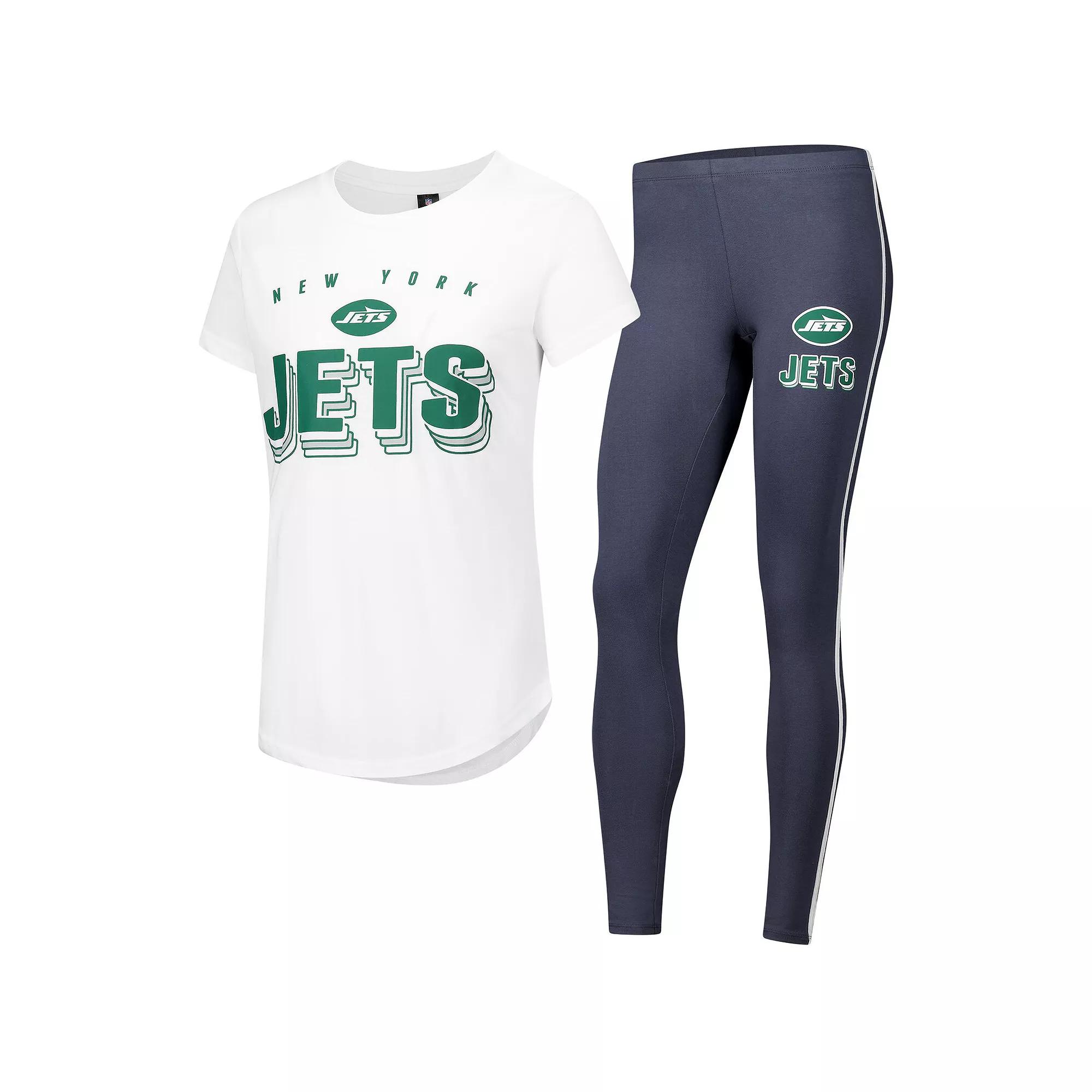Women's Concepts Sport New York Jets Sonata T-Shirt & Leggings Lounge Set,  Product Image