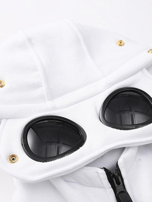 Men's Lense Zipper Oversized Hoodie Product Image